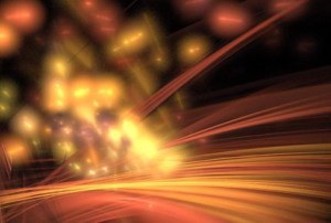 abstract streetlights