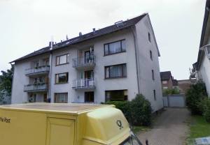 The old staff hostel in Bielefeld, kindly provided by John Bastock. The right hand centre balcony is my old room. The lower balcony that Doug reversed my car into is out of sight round the back.